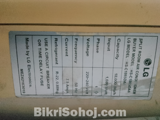 Air-conditioning LG 1.5 ton